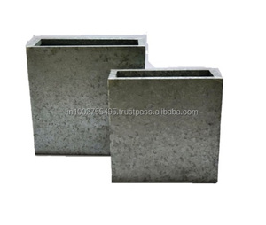 Maceta Clásica Galvanizada para Jardín, Decoración de Exteriores - Product Image 6