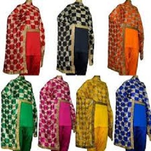 Mirror Embroidered Dupatta For Women And Girls Hijab <b>Shawl</b> Handmade <b>Wrap</b> Phulkari Dupatta for women - Product Image 3
