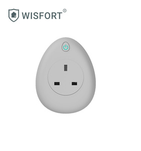 Wifi App Control de comando de voz Alexa Wifi enchufe para Reino Unido Control remoto estándar de casa inteligente macho - Product Image 2