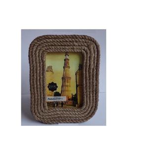 Jute Picture <b>Photo</b> <b>Frame</b> in Rope Style Available in All <b>Photo</b> Sizes and Patterns Home Decoration - Product Image 5