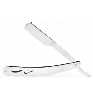 PRESTIGE RAZOR Pulido recubierto de negro/Acabado satinado Maquinilla de afeitar recta de acero inoxidable Mango de plástico/madera/aluminio Desechable Individual - Product Image 3