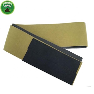 Enveloppe de cou en néoprène jaune terre pour chevaux - Product Image 6