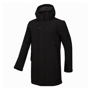 Hot Sale Mens Waterproof Black Softshell Mens Jacket - Product Image 2