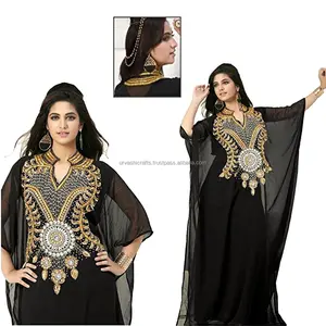 OEM Usine Caftans En Gros Caftan Robe Dubaï Femmes Abaya 2018 En Gros Caftan Robe De Chambre