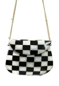 กระเป๋าคลัทช์แฟชั่นสำหรับผู้หญิงกระเป๋าคลัทช์เงินอะคริลิกเรซินรูปทรงเรขาคณิต - Product Image 6