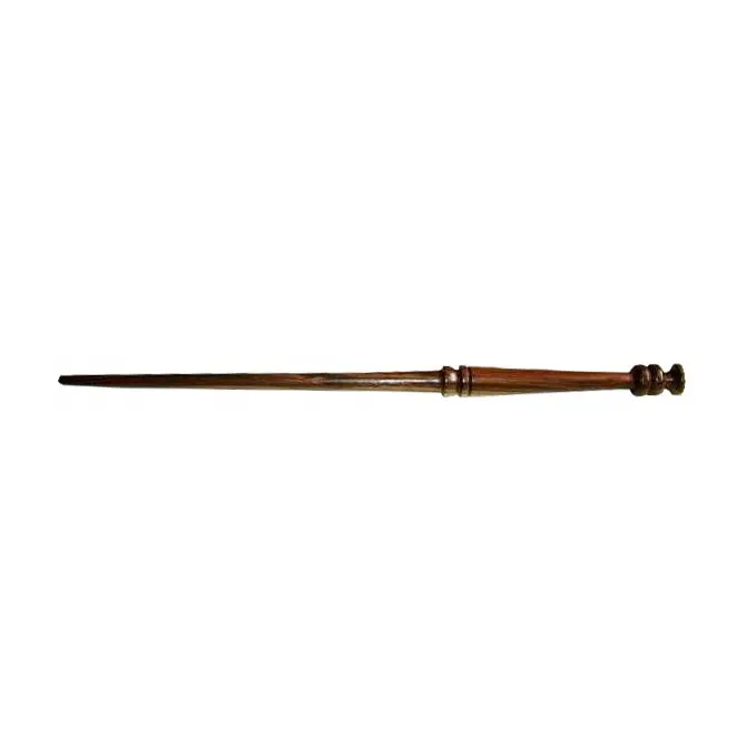 エキゾチックな木材から作られたホット販売のおもちゃの杖ハロウィーンをテーマにした映画スタイル2024最高の排他的なデザイン木製の魔法の杖