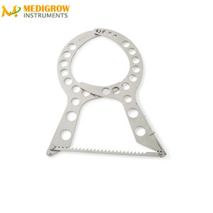 Mammostat Manual Breast Elevator Retractor de acero inoxidable y plástico Instrumento quirúrgico manual - Product Image 1