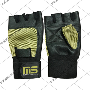 ถุงมือยิมสำหรับผู้ชายถุงมือยกน้ำหนัก - Product Image 5