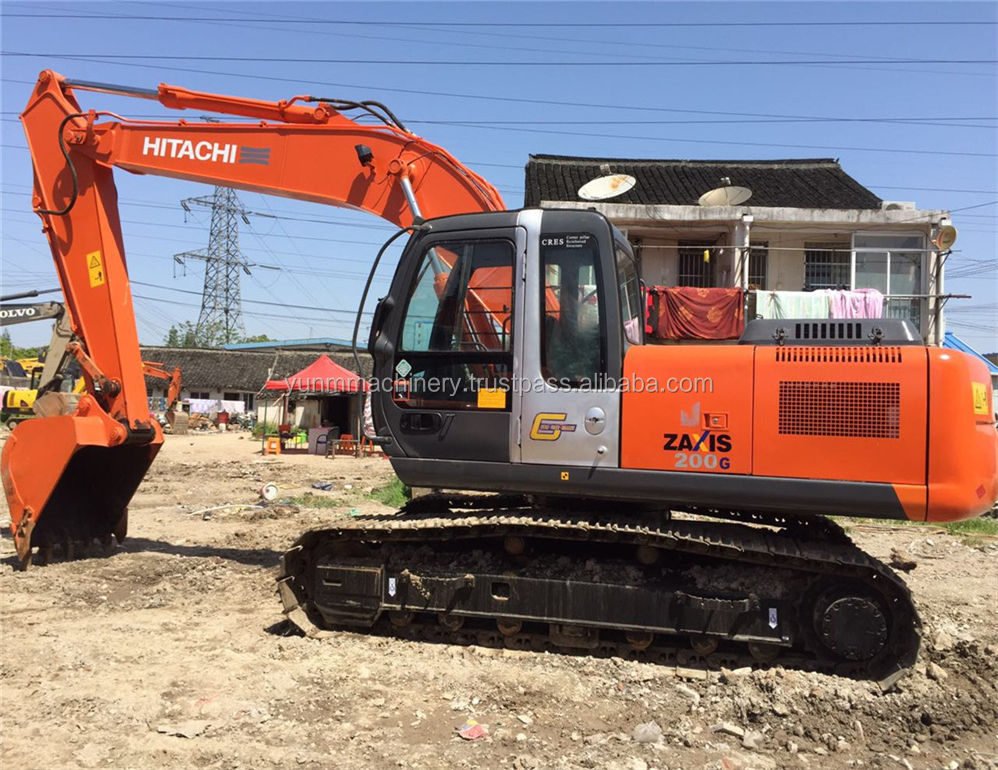 Used Hitachi ZX200-3G Excavator - Second-Hand Digger