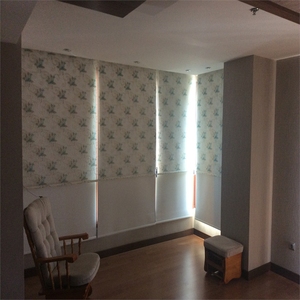 Giá Tốt Nhất Màu Xanh Patterned Đôi Lăn Mù - Product Image 2