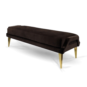 Chambre tapissée velours chocolat <span class=keywords><strong>banc</strong></span> ottoman - Product Image 4