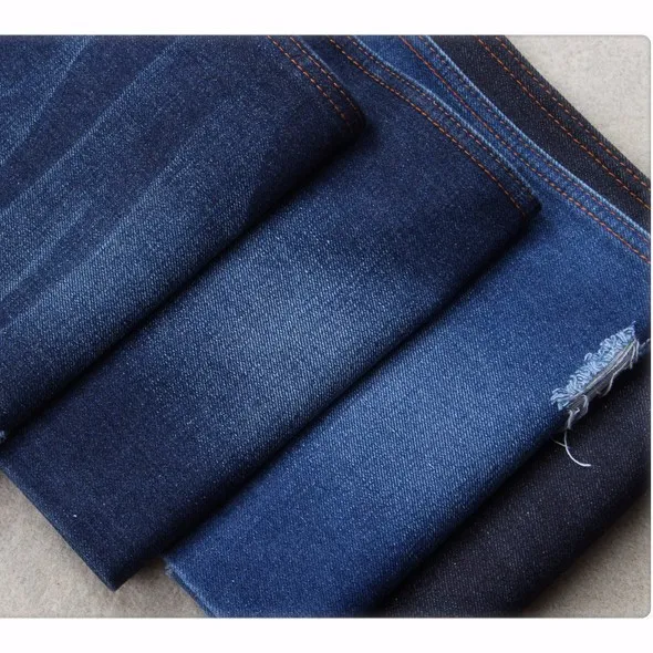 Tissu denim en coton et polyester, étoffe pour jeans à motifs arabes