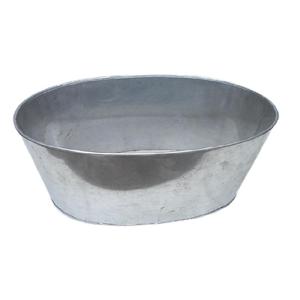 wholesale vintage style galvanized metal square tub planter <b>pot</b> with <b>stand</b> planter tub for home and garden decoration - Product Image 4