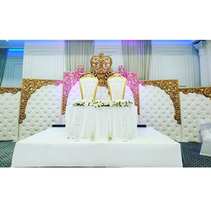 English Wedding Backstage Leather Panels Best Reception Stage Leather Panels <b>Decor</b> Top Wedding Leathers Tufted Panels <b>Set</b> - Product Image 1