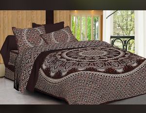 Ombre Mandala 100% algodón Queen sábana cama propagación Rajasthani hecho a mano varios colores por consignadores indios - Product Image 3