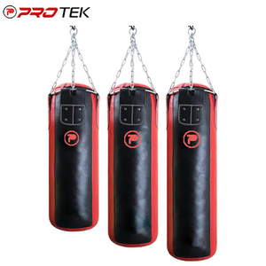 Matériel d'entraînement de boxe imprimé avec logo personnalisé Sacs de sable de frappe en cuir PU personnalisés Sacs d'entraînement en boîte d'équipement - Product Image 1