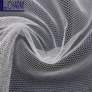 LCSH526W 25gsm Nid D'abeille Pas Cher En Nylon Tissu En Maille Transparente