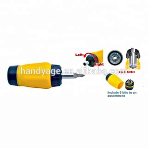 Handy-Age-destornillador de carraca sin engranajes, 6 en 1, rechoncho, (HT1800-078) - Product Image 2