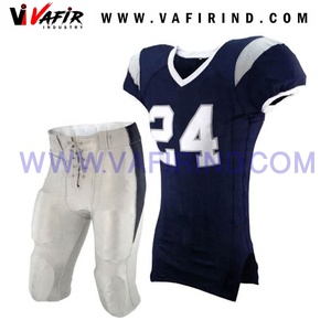 Official Game Custom Sublimation American Football Jersey Plus Size Breathable Anti-Bacterial Quick Dry 100% Polyester <b>Mesh</b> - Product Image 2