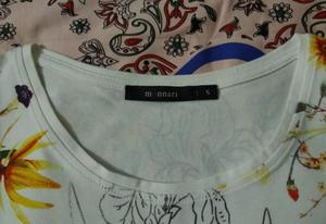 Camisetas de Alta Calidad para Mujer, Ropa Sobrante, Manga Larga, Cuello Redondo, Estampado Floral Exótico, Algodón Informal, Tejido de Punto, Bangladeshí - Product Image 3