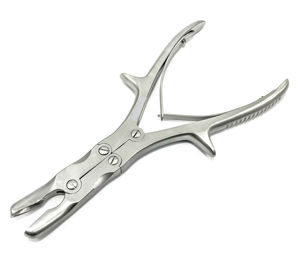 Pinzas quirúrgicas de sujeción de hueso Rongeur, instrumentos ortopédicos de acero inoxidable alemán con mandíbulas rectas, CE - Product Image 2