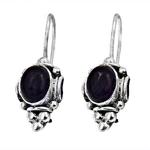 Pendientes de amatista de plata de ley sólida 925 personalizados hechos a mano, joyería para fiesta de boda, regalo para mujeres y niñas - Product Image 1