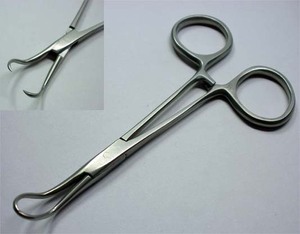 Abrazadera de toalla Backhaus de 16cm de alta calidad, pinzas quirúrgicas manuales, grado básico, acero inoxidable, grado médico básico - Product Image 4