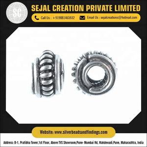 Cuentas de plata esterlina de alta calidad, artesanía exquisita y cuentas de plata esterlina brillantes para suministros de joyería - Product Image 4