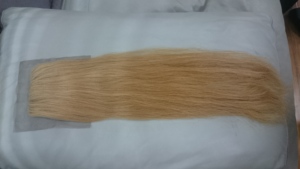 Chất lượng hàng đầu cho ren trong suốt đóng cửa phía trước 100% Trinh Remy tóc con người mở rộng máy Đôi sợi ngang tất cả các màu sắc nhuộm - Product Image 6