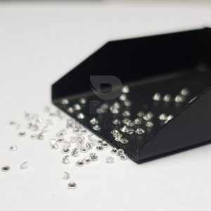 1.2ถึง1.7มม. HPHT Lab ปลูกเพชรระยะประชิดหลวมสีขาวขัดสังเคราะห์รอบตัดเพชร - Product Image 6