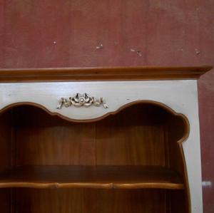 Mueble-librería de madera <span class=keywords><strong>Shabby</strong></span> <span class=keywords><strong>Chic</strong></span> francés con 2 cajones para muebles de salón - Product Image 2