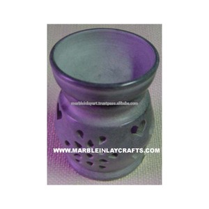 Decorative Oil Lamps, Soapstone Oil Burner Manufacture - Product Image 1