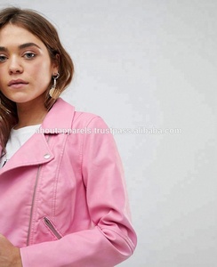 Chaquetas de Cuero de Oveja Cortas Personalizadas al por Mayor, Chaqueta Bomber Transpirable de Invierno para Mujer, Nueva, Elegante y Económica 2026 - Product Image 4