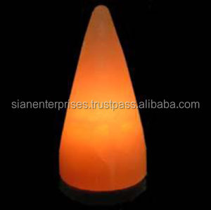 มาใหม่แหล่งจ่ายไฟโคมไฟเกลือที่ไม่ซ้ำกันคริสตัลกรวยเกลือกลางคืนแสงตกแต่งห้องนอน-Sian องค์กร - Product Image 2