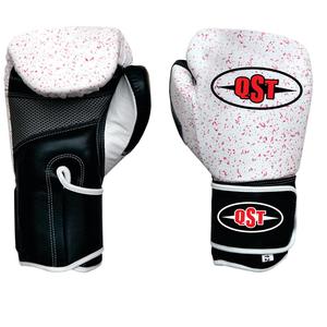 ถุงมือชกมวยแบบมืออาชีพถุงมือฝึกมวยไทยน้ำหนักแบบหนัง PU มีสายรัดขนาด8ออนซ์ - Product Image 4