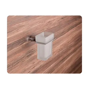 Porte-brosse à dents mural en métal écologique en deux parties - Product Image 1