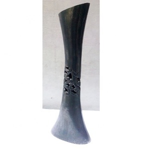 Florero de Metal largo antiguo moderno, adorno decorativo para el hogar para boda, florero de piso fresco elegante, decoración - Product Image 3