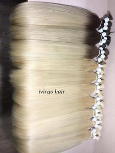 Extensión de cabello Remy de alta calidad, cabello humano liso a granel con color Blanqueador - Product Image 4