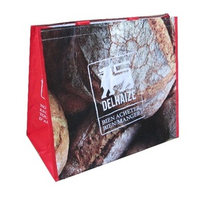 Bolsa de compras de laminación no tejida PP impresa reutilizable a todo color hecha en Vietnam para promociones - Product Image 1