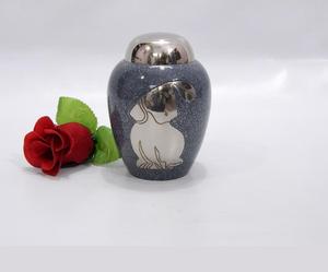 Urne en laiton de forme personnalisée de l'Inde Urne moderne de crémation en métal de bonne qualité faite à la main pour les cendres - Product Image 5