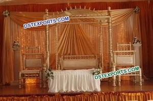 Escenario de boda de estilo asiático, escenario moderno de bollwood, escenario de boda - Product Image 4