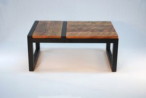 Indian <b>Rustic</b> Modern Acacia <b>Wood</b> Domino <b>Coffee</b> <b>Table</b> - Product Image 6