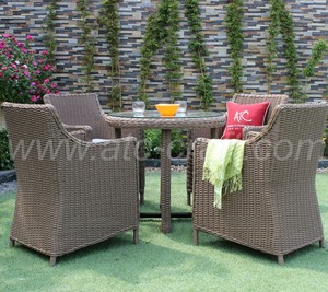 Classy Design Synthetic Resin Rattan Coffee and Dining Set for Outdoor Garden Patio Wicker Furniture - Product Image 1