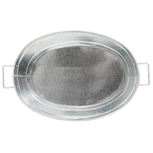 Bañera Ovalada de Acero Galvanizado para Fiestas - Product Image 2