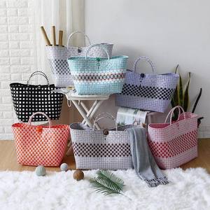 Sacs de courses faits à la main/pp, sacs pour les courses/sac de plage en plastique, livraison gratuite - Product Image 2