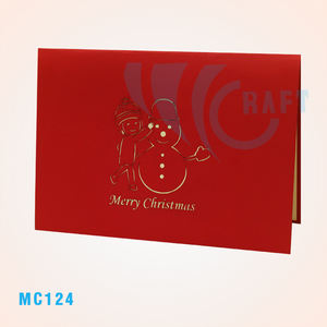 Carte de vœux de Noël 3D faite à la main en papier découpé par Viet-craft de Hanoï - Product Image 6