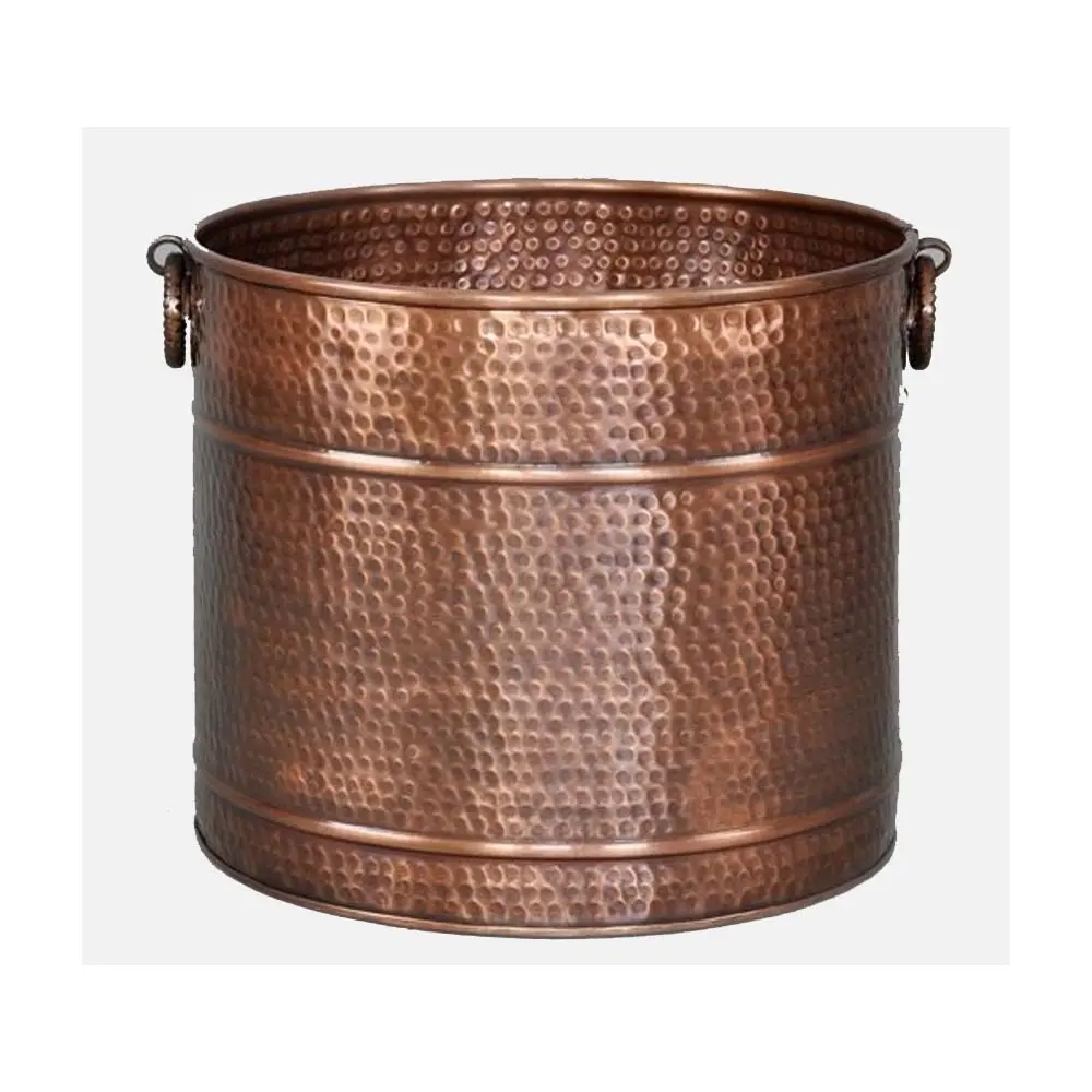 Copper outdoor planters hammered modern outdoor planters decorative tall outdoor planters Flower pots