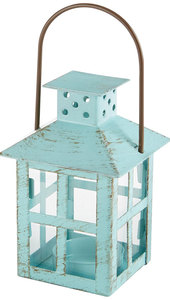 Linterna de vela cuadrada de metal y vidrio de primera calidad para mejorar interiores y exteriores - Product Image 6