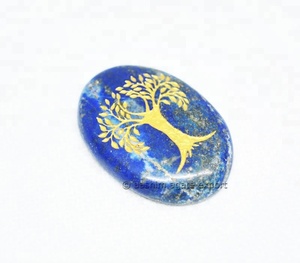 แฟชั่นชั้นนำจี้อาเกตยูนิเซ็กซ์รูปดอกไม้แกะสลักลายต้นไม้ตามธรรมชาติสไตล์คลาสสิกสำหรับเป็นของขวัญ - Product Image 2