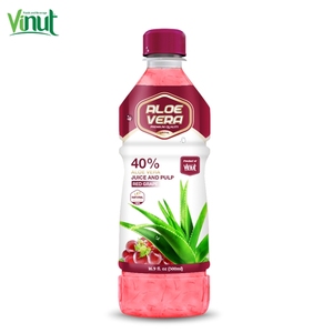 Bebidas de jugo de aloe vera de 16,9 floz con fabricante de pulpa Embalaje personalizado Etiqueta privada OEM - Product Image 2